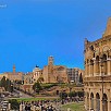 Via dei fori imperiali e scorcio del colosseo - Roma (Lazio)